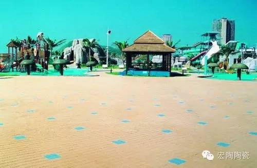 这些建筑选用了宏陶陶瓷